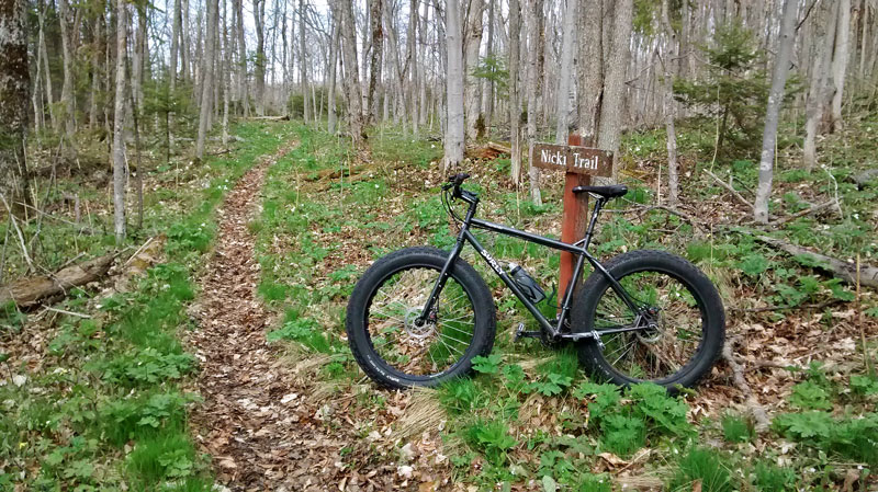 mountain biking the nicki trail mackinac island